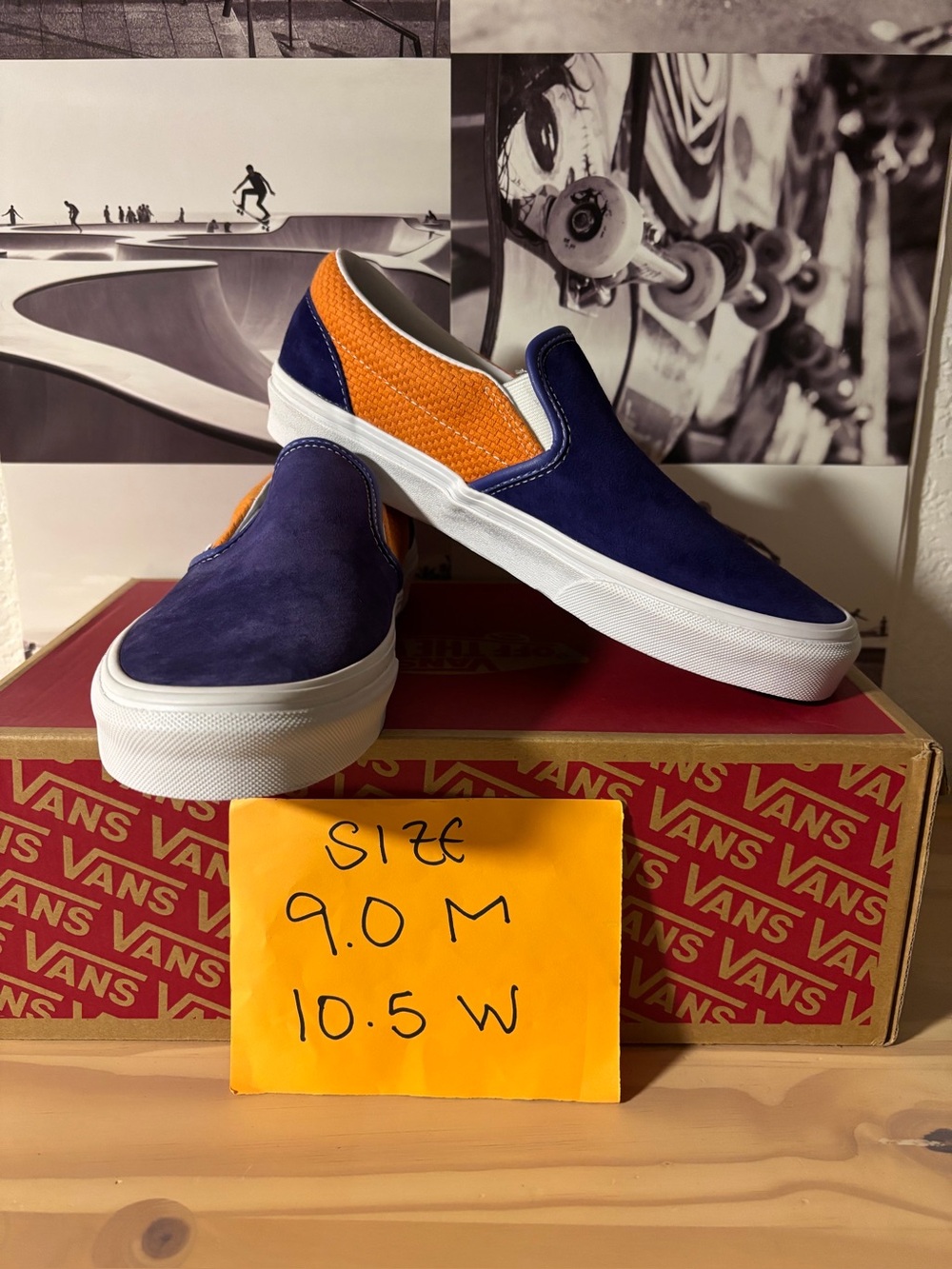 Vans Classic Slip On sz 9.0 Men’s 10.5 Woman